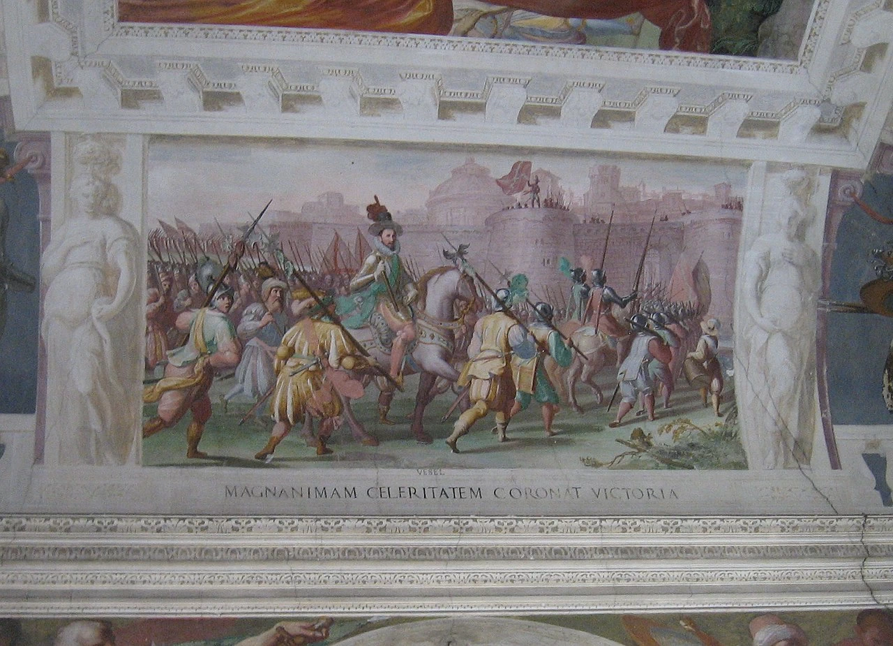 Ambrogio Spinola quando entra in Vesel - villa Spinola San Pietro, Sanpierdarena Genova